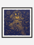 Guardian (Purple) - Black Ramin Wood Frame