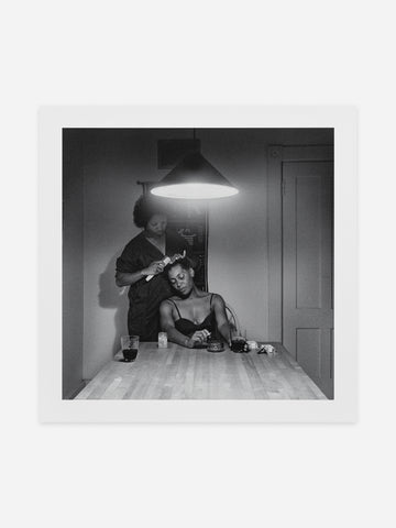 Untitled (Woman brushing hair)