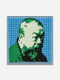 Self-Portrait Embroidery (Green & Blue)