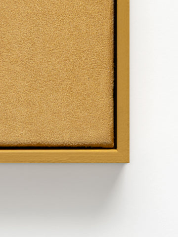 Yellow Sapphire - Orange Wood Frame