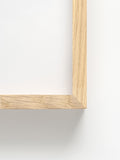 Forced Separation - Natural Abachi wood frame