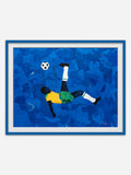 “Success is no accident.” - Blue Ramin Wood Frame