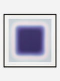 Musk romance in deepest blue- Black Aluminium Frame