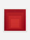 Homage to the Square, (Red)