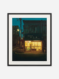 Evening Embers - Black Ramin Wood Frame