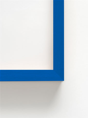 “Success is no accident.” - Blue Ramin Wood Frame
