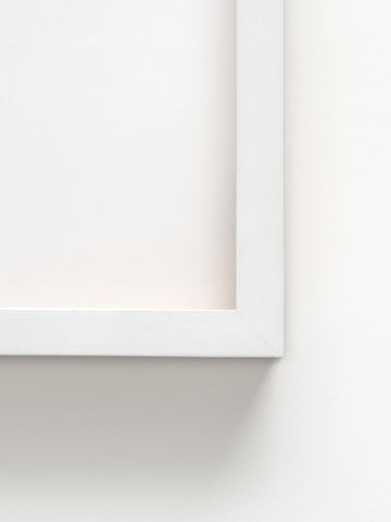UTOPIA - White Ramin Wood Frame