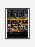 Ambre Roulette - Black Ramin Wood Frame