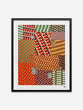 Fuzz Gathering - Black Abachi Wood Frame