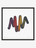 Chromie Squiggle #8107 - Black Ayous Wood Frame